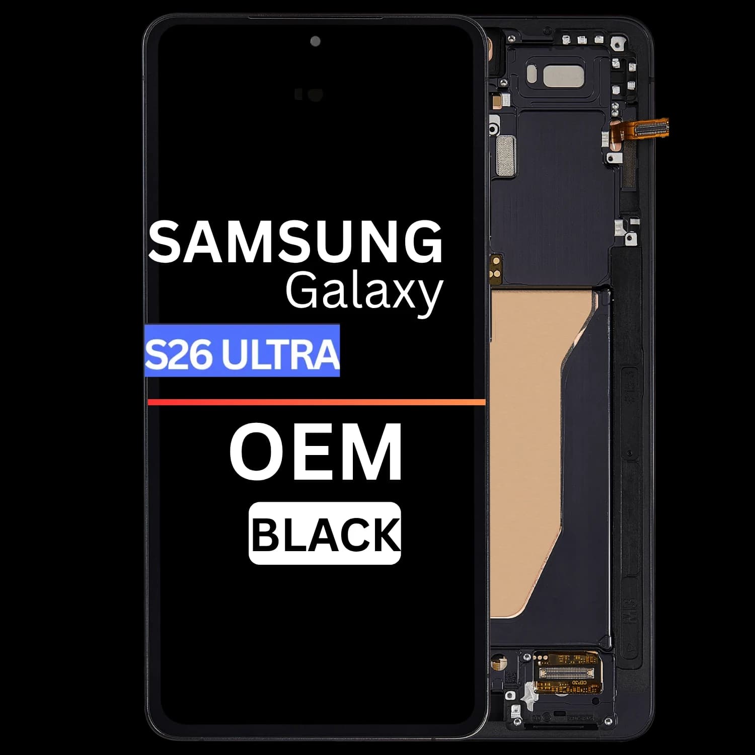 Samsung Galaxy S26 Ultra Assembly With Frame Oem Glass Change