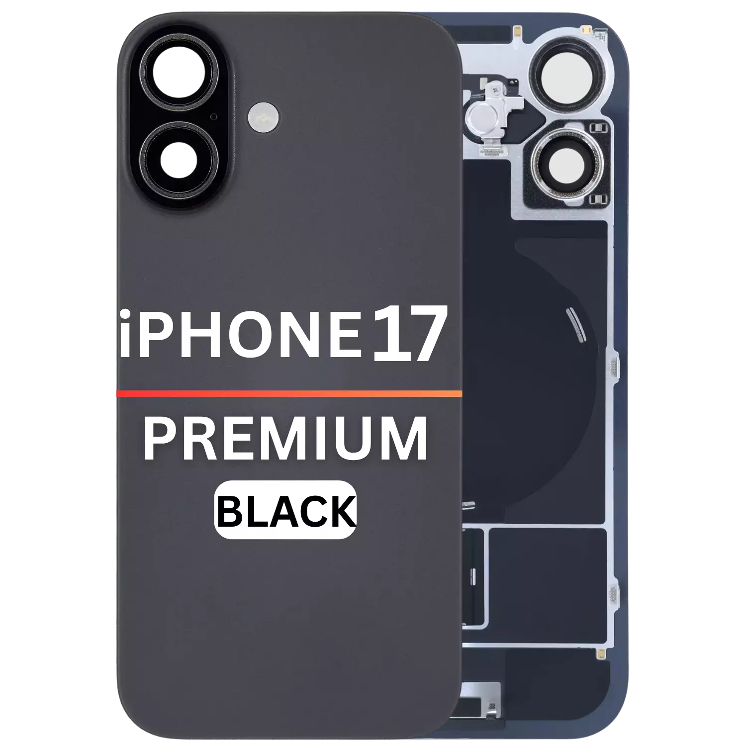 Back Glass Compatible For Apple iPhone 17