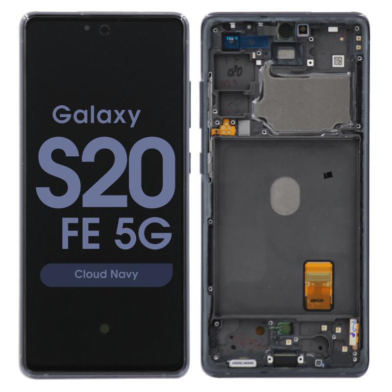 Samsung Galaxy S20 Fe 5g  Assembly With Frame (cloud Navy) - Pulled (a Grade)