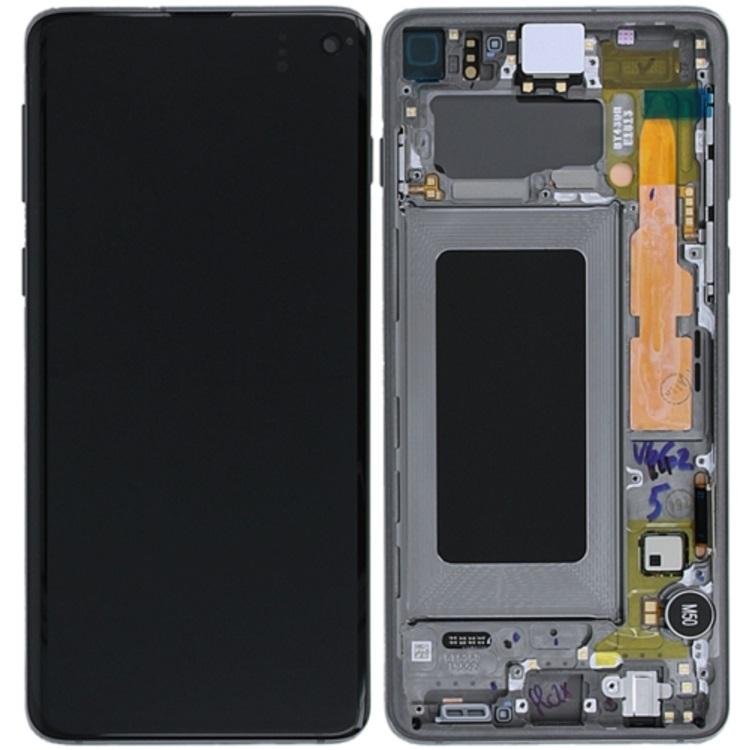 SAMSUNG GALAXY S10 ASSEMBLY WITH FRAME  - PULLED (A GRADE)