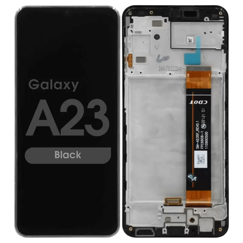 Samsung Galaxy A23 (a235 / 2022) Assembly With Frame (black) - Oem