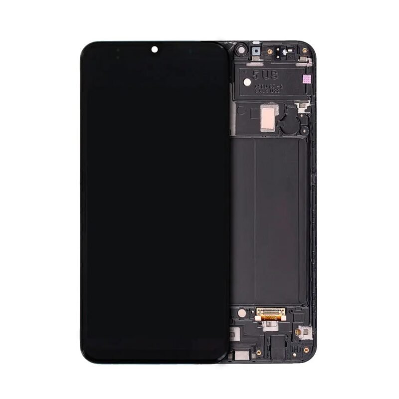 Samsung Galaxy A50 (a505 / 2019) Assembly With Frame (black) - Oled