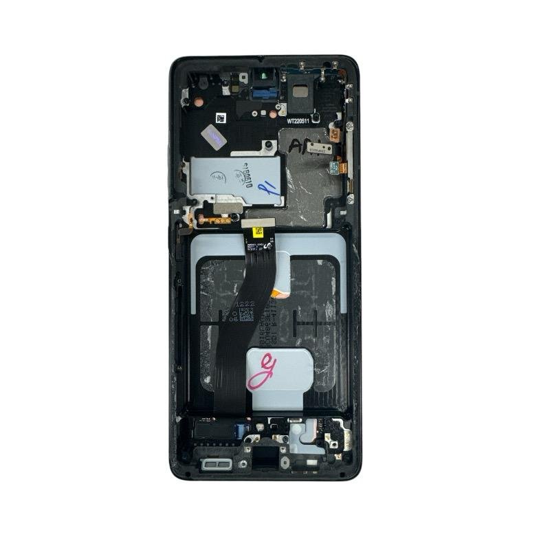 Samsung Galaxy S21 Ultra 5g  Assembly With Frame (phantom Black) - Pulled (a Grade)