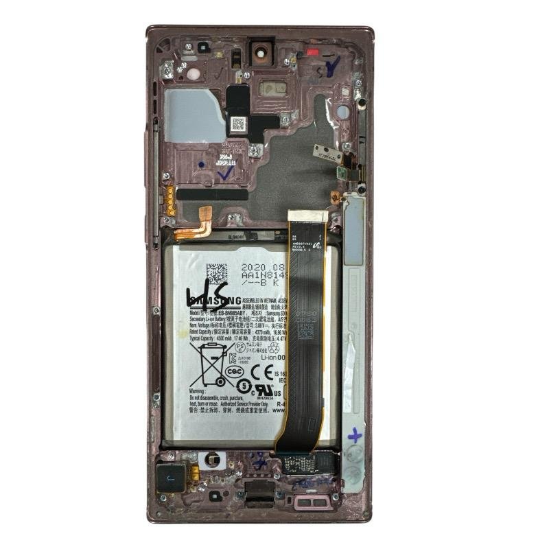 Lcd For Note 20 Ultra : Pulled(grade C) Low Shadow Bronze