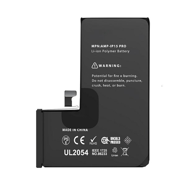 Battery For Apple Iphone 15 Pro : Premium