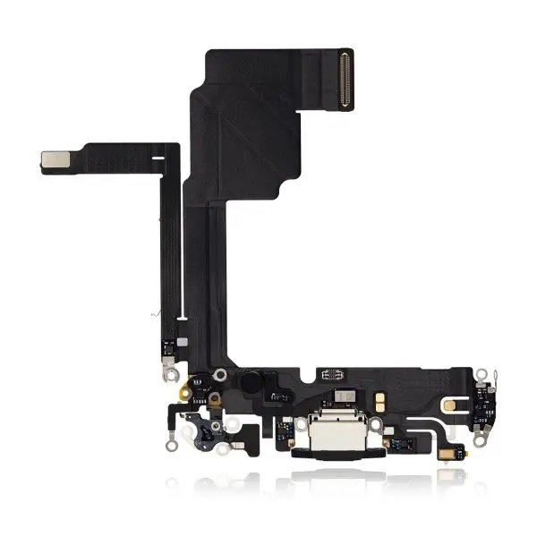 Charging Port Flex Cable For Apple Iphone 15 Pro : Premium