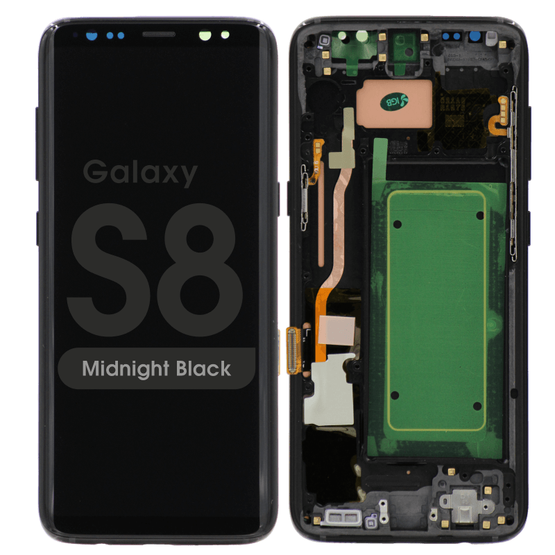 Samsung Galaxy S8 Assembly With Frame (midnight Black) - Pulled ( Grade A )