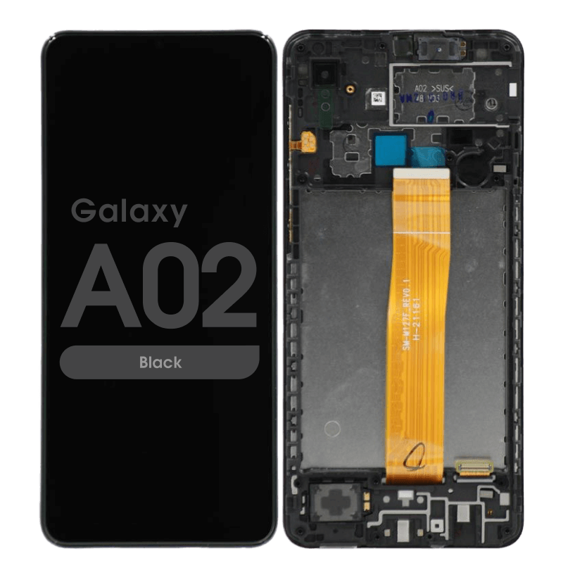 Samsung Galaxy A02 (a022f / 2020) Assembly With Frame – Oem (glass Change)