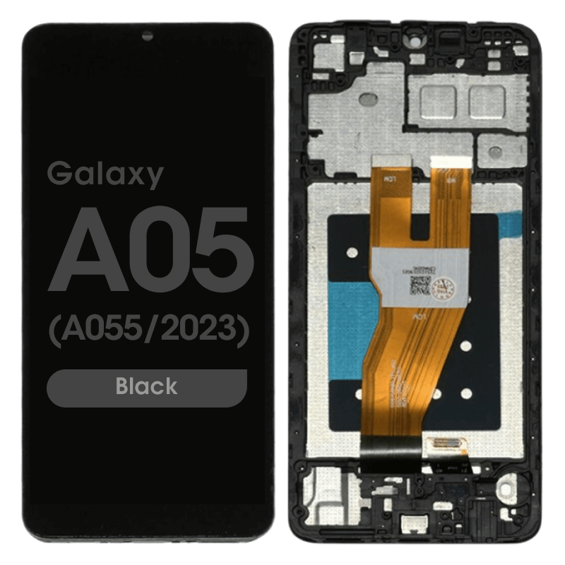 Lcd Assembly With Frame Compatible For Samsung Galaxy A05 (a055 / 2023) - Oem