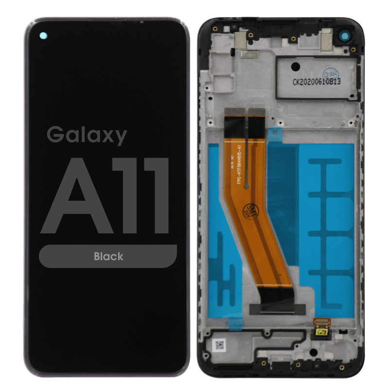 Samsung Galaxy A11 ((a115u / 2020) (us Version) 161.5mm) /  M11 (m115 /2020) Assembly With Frame - Service Pack