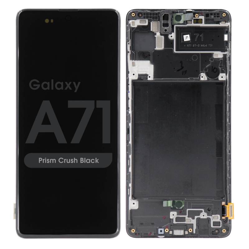 Samsung Galaxy A71 (a715/2020) Assembly With Frame - Service Pack