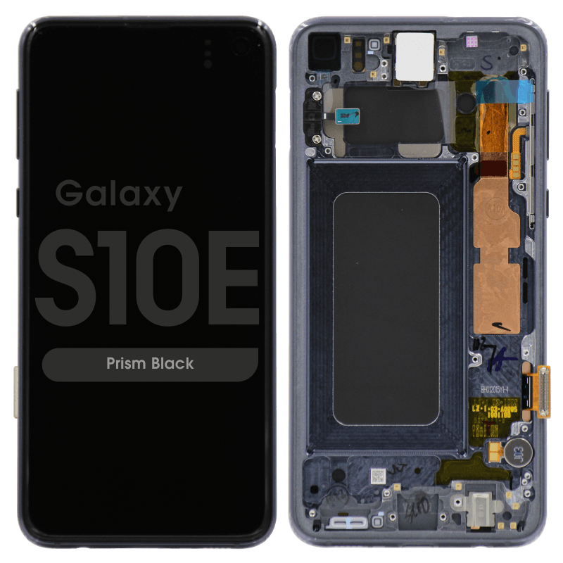 Samsung Galaxy S10e Assembly With Frame (prism Black) - Pulled (a Grade) Low Shadow