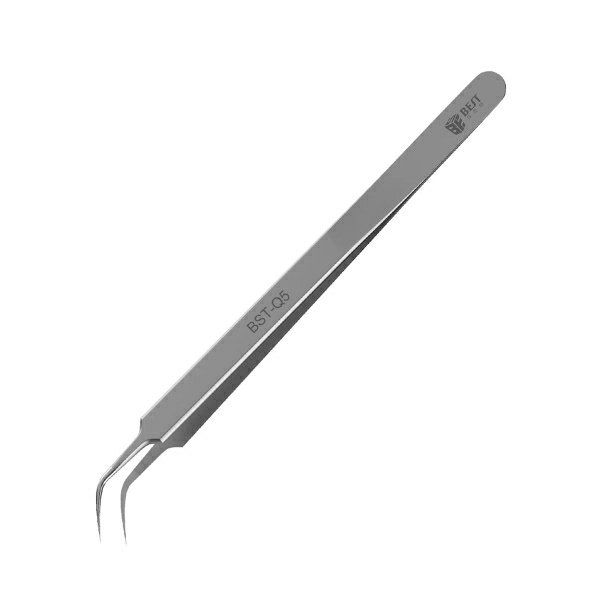 BST-Q5 Ultra Precision  Stainless Steel Curved Tweezer