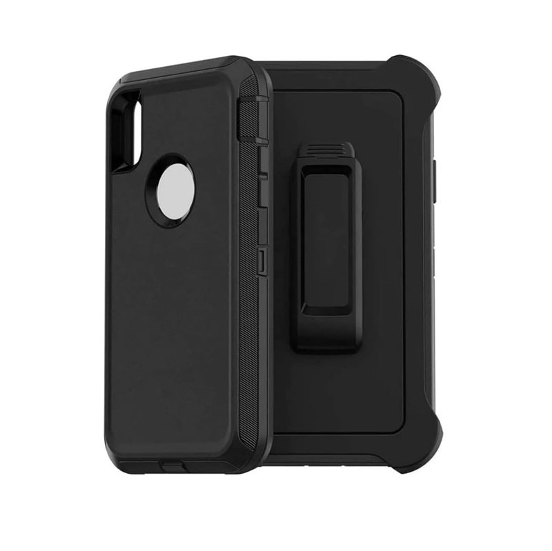 Ottr Hard Clip Case With Back Clip For Iphone Xr - Black