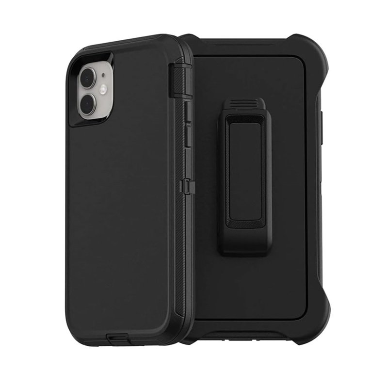 Ottr Hard Clip Case With Back Clip For Iphone 12 / 12 Pro - Black