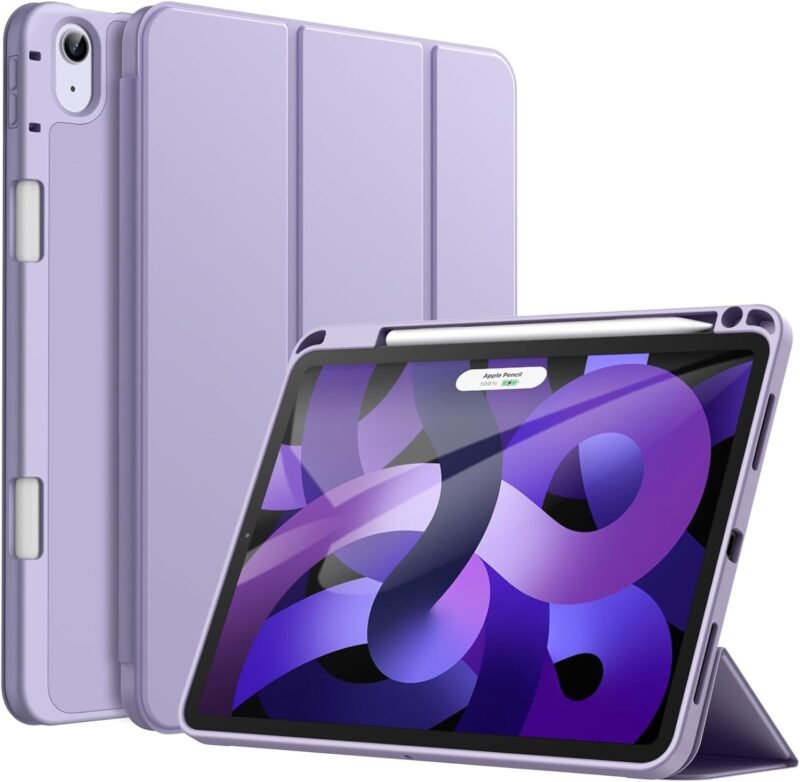 Smart Case With Pencil Holder For Ipad Pro 11 2024 - Purple