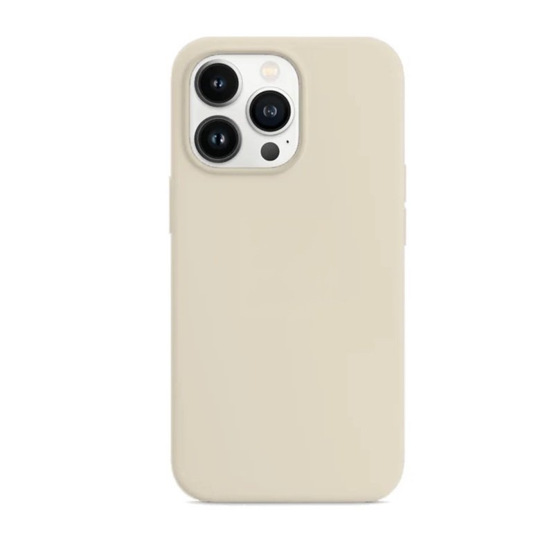 Silicone Case For Iphone 14 Pro Max - White