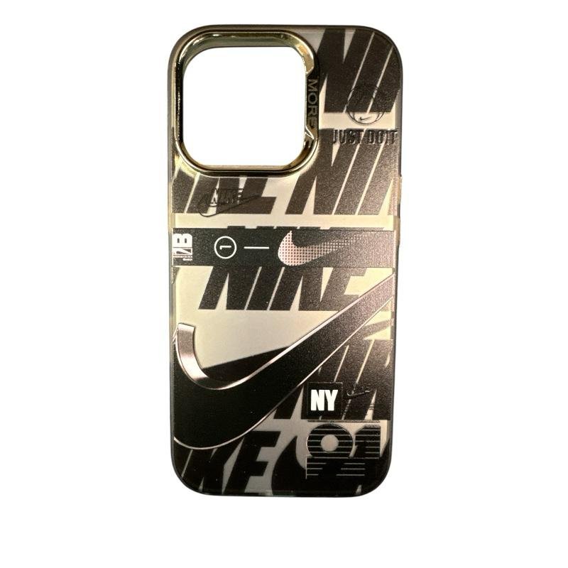 HARD SPORTS CASE FOR IPHONE 16 PRO MAX - AIR SWOOSH BLACK