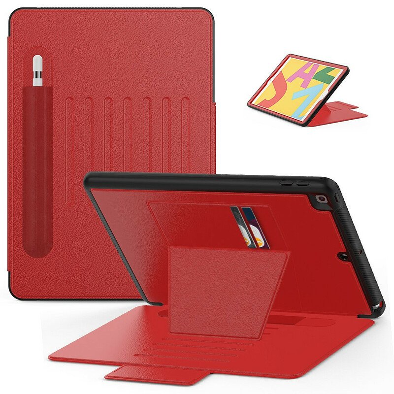 Magnetic Smart Stand Case Luxury Leather Cover For Ipad Air11 (2024)- Red