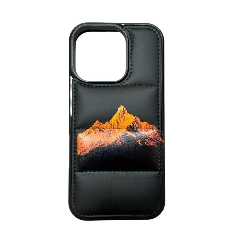 TPU PUFFER NF  DESIGN FOR IPHONE 14 PRO MAX (EVEREST ) - BLACK