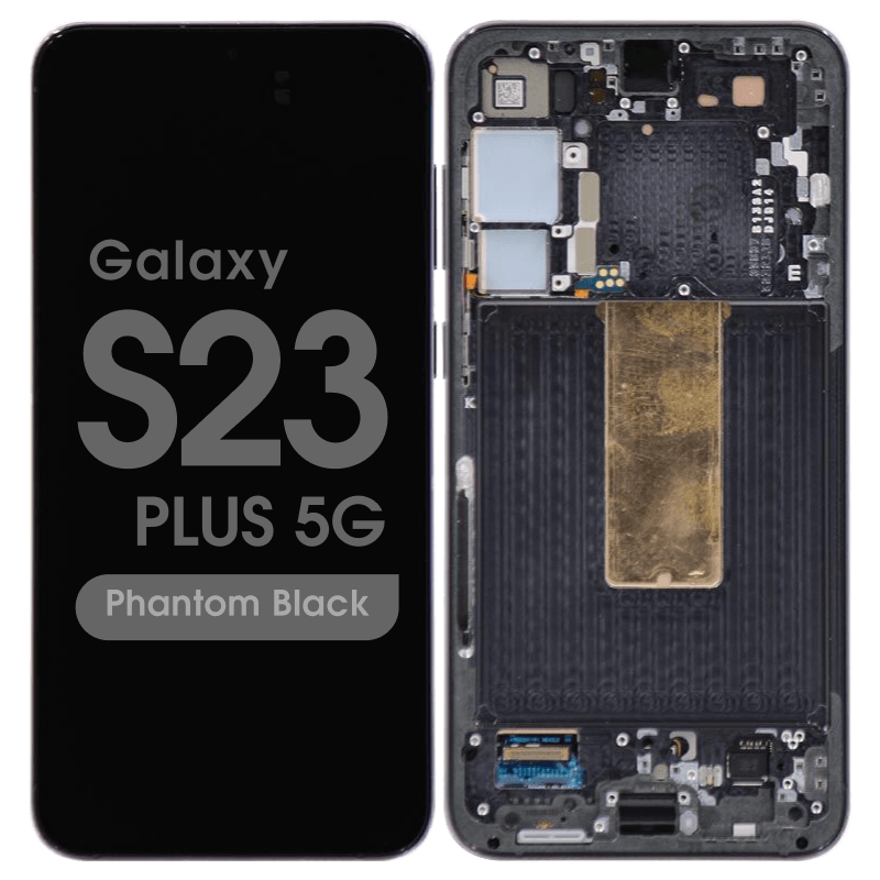 Samsung Galaxy S23 Plus 5g  Assembly With Frame (phantom Black) - Service Pack