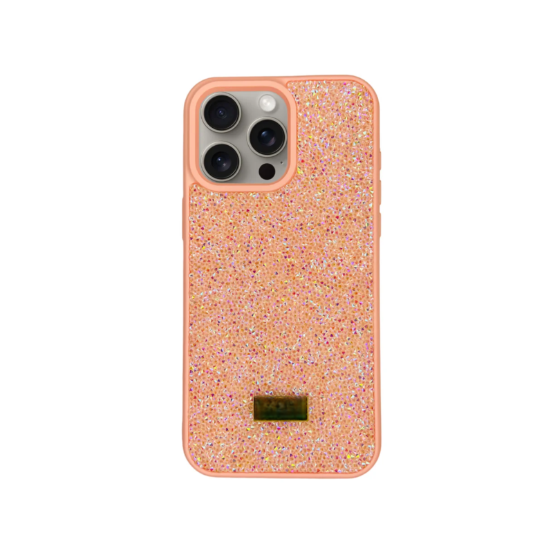 GLITTER AND SPARKLING DIAMONDS FOR IPHONE 16 - PINK