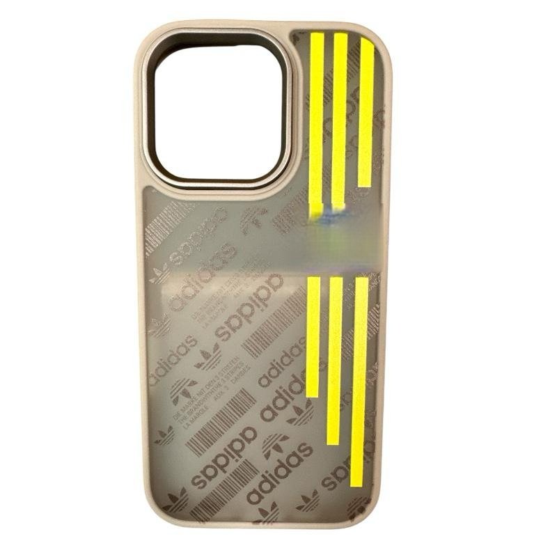 HARD SPORTS CASE FOR IPHONE 14 PRO MAX - YELLOW STRIPE