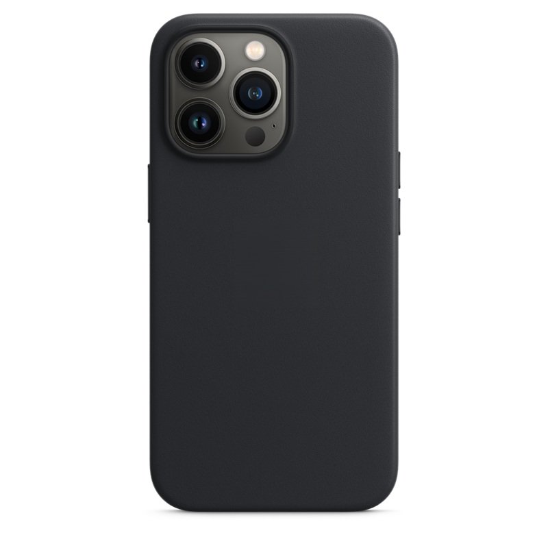 LEATHER CASE FOR IPHONE 14 PRO - BLACK