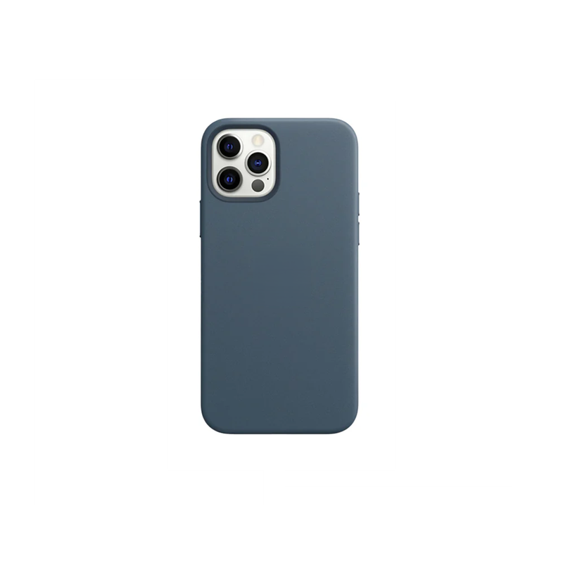 LEATHER CASE FOR IPHONE 14 PRO MAX - NAVY BLUE