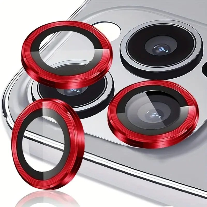 CAMERA LENS SHIELD FOR IPHONE 14 / 14 PLUS - RED