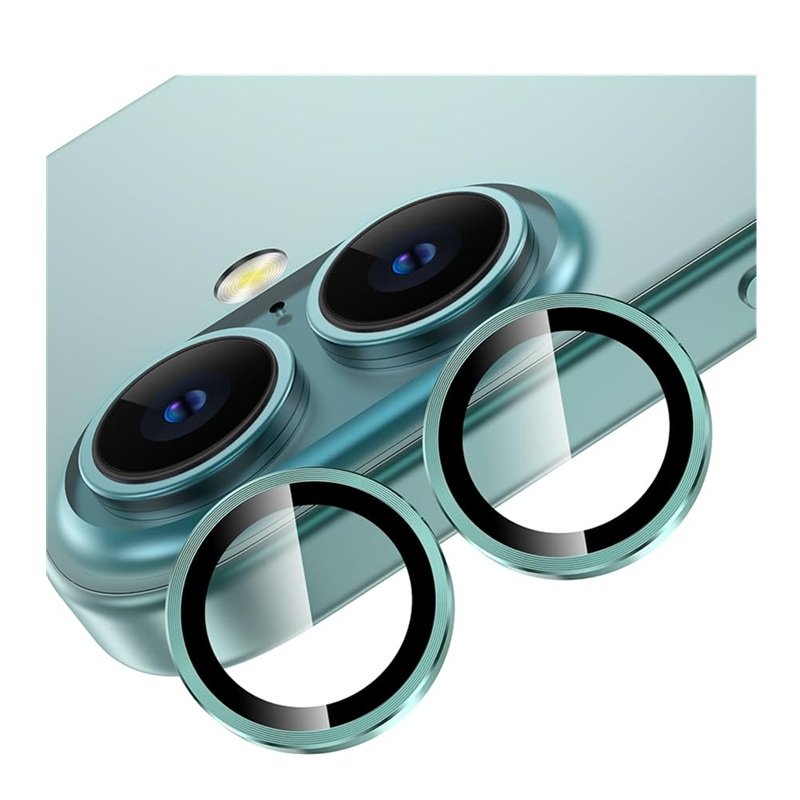 CAMERA LENS SHIELD FOR IPHONE 16/16 PLUS - TEAL