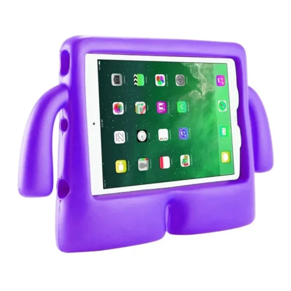 3d Silicone Case W/ Stand For Kids For Apple Ipad 9.7?2017/2018)/pro 9.7/ipad Air 2 - Liliac Purple