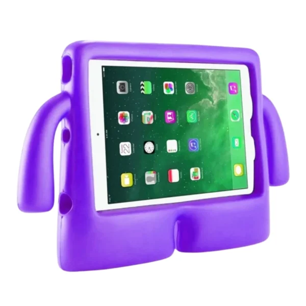 3d Silicone Case W/ Stand For Kids For Apple Ipad 10.2 (2019/2020/2021)(ipad 7th/8th/9th) - Liliac Purple