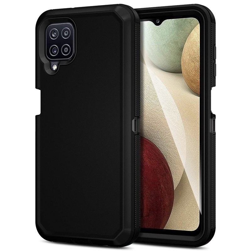 Ottr Hard Clip Case With Back Clip For Samsung A32 5g- Black
