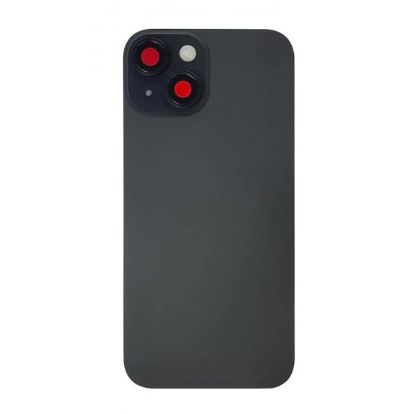 Back Glass For Apple Iphone 15 With Magsafe Plate  : Black