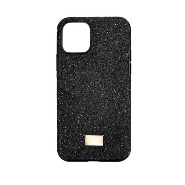 GLITTER AND SPARKLING DIAMONDS FOR IPHONE 16 -  BLACK