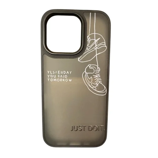 HARD SPORTS CASE FOR IPHONE 14 PRO - DARK SHOES