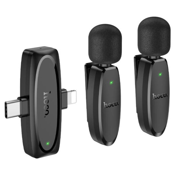 Hoco L15 Type C Crystal Lavalier Wireless Digital Microphone