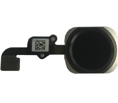 Home Button With Flex Compatible For Iphone 6s / 6s Plus - Black -premium