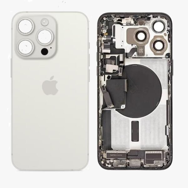 Housing For Iphone 15 Pro Max : Pulled - White Titanium