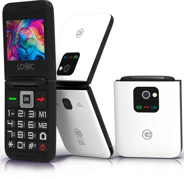 Flip Phone - Brand New  Logic Z3lkit With TWS Earphones – White