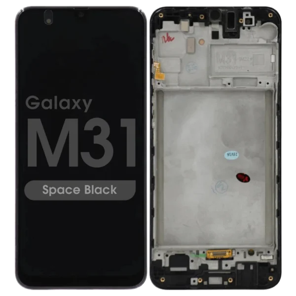 Oled Assembly With Frame Compatible For Samsung Galaxy M31 (m315 / 2020) - Oem