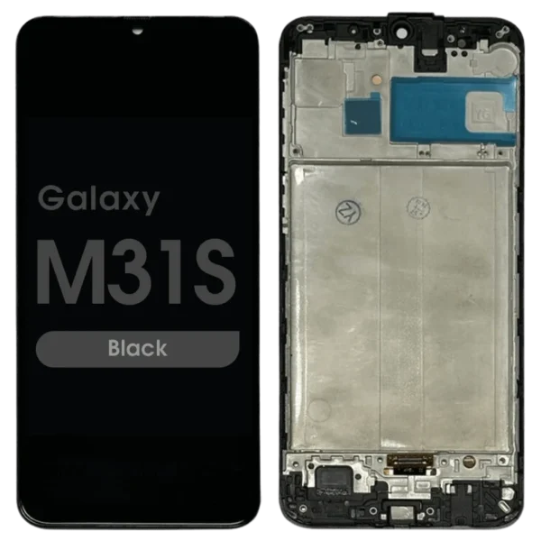 Oled Assembly With Frame Compatible For Samsung Galaxy M31s (m317 / 2020)- Oled