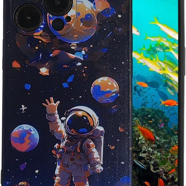 SPACE CLEAR CASE FOR IPHONE 15 PRO MAX
