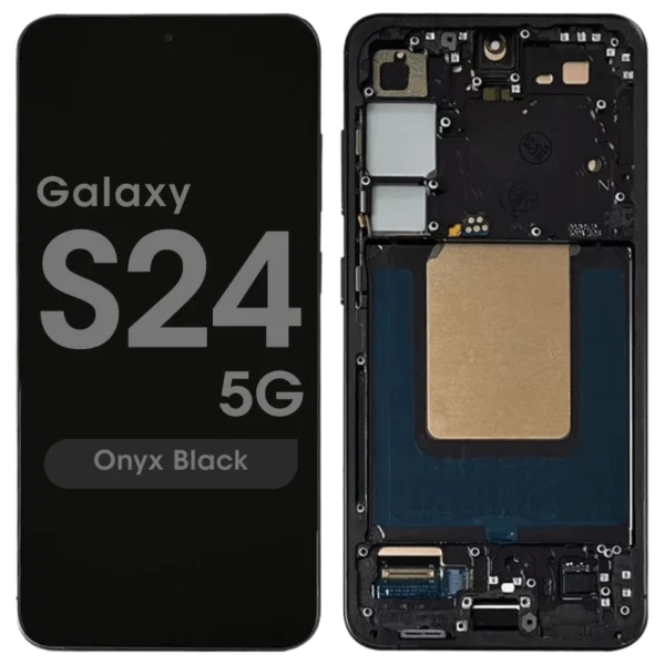 Samsung Galaxy S24 5g Assembly With Frame (black) – Service Pack