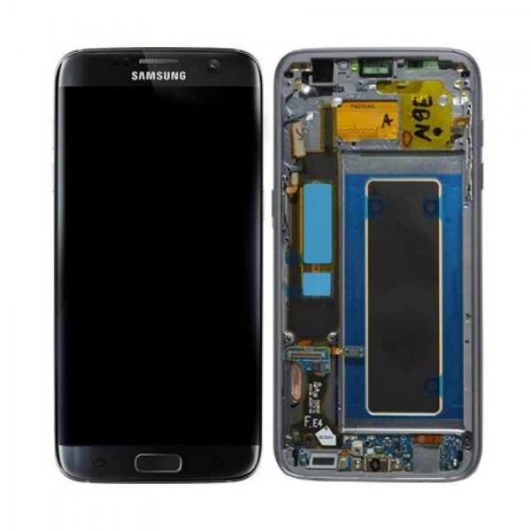 Samsung Galaxy S7 Edge  Assembly With Frame (black) - Pulled(grade A)