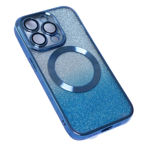 TPU GLITTER MAGSAFE CASE FOR IPHONE 13 PRO MAX - BLUE