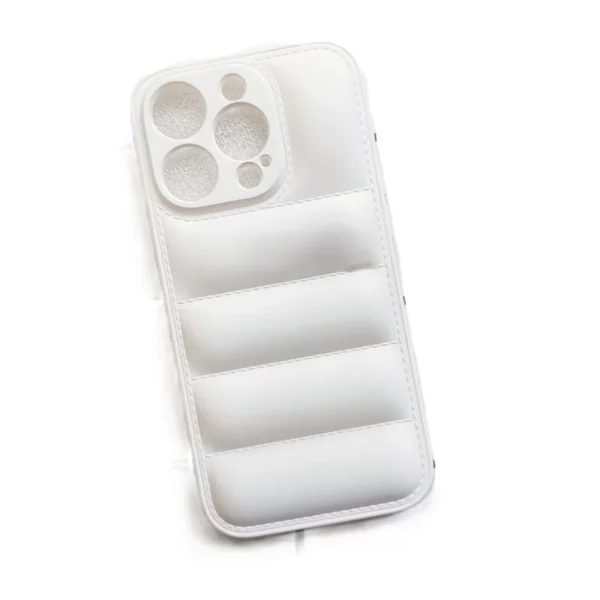 TPU PUFFER NF  DESIGN FOR IPHONE 15  PRO - WHITE