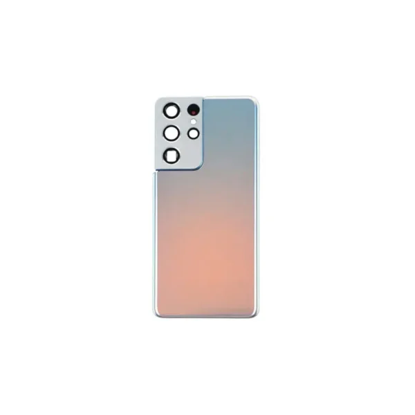 Back Glass For S21 Ultra - Silver