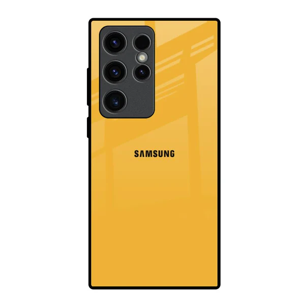 Back Glass For Samsung S23 Ultra ( Canary Yellow)  : Premium